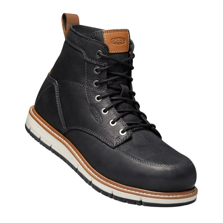 Keen Men s San Jose Work Boot Aluminum Toe Black Brown 14 EE US Walmart