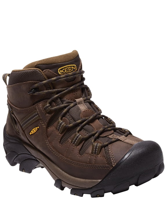 Men's Targhee Ii Waterproof Hiking Boot Soft Toe Grey 10 EE US