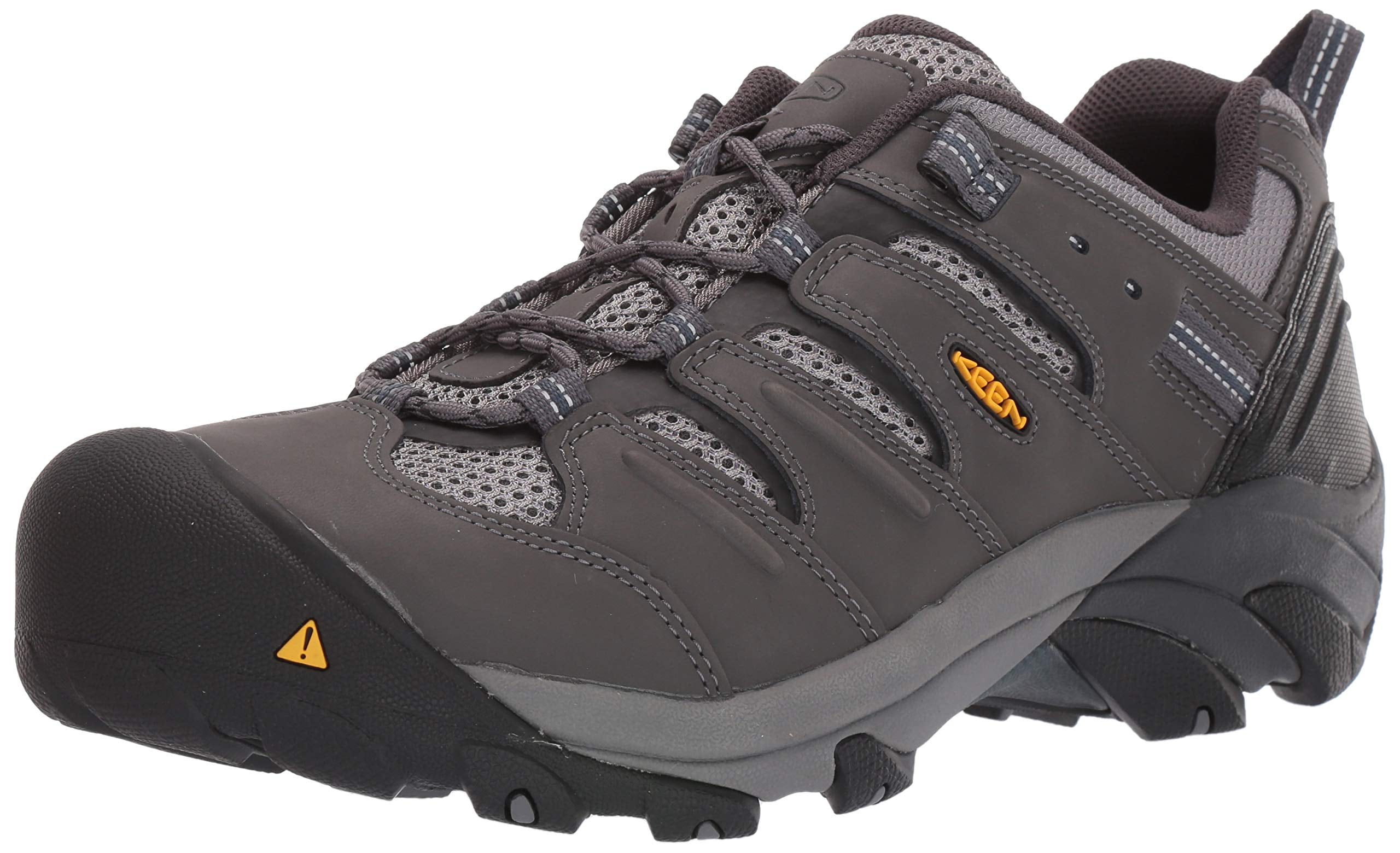 Keen Boots Lansing Low Steel Toe Electrical Hazard Work Shoes Leather Size 9D KEEN Utility Lansing #1018079 Men main image 2