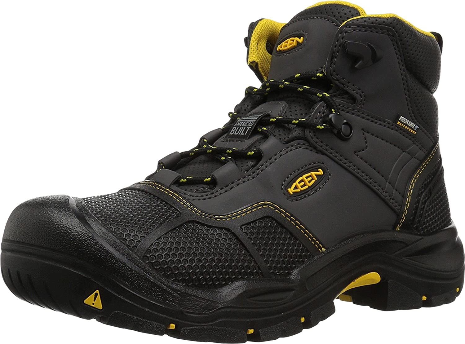 KEEN Utility Logandale 6” WP Men’s 13D Raven Black Soft Toe‎ Work Boots KEEN Utility Men main image 3