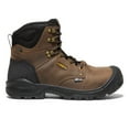 thumbnail image 1 of Keen Utility Men's Independence 6-Inch Leather Waterproof Composite Toe Work Boots, Dark Earth/Black, Size W 11.5, 1 of 4