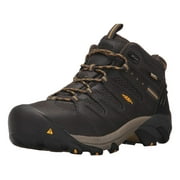 Keen Utility Mens Waterproof Steel Toe Hiking Boots, Raven/Tawny Olive, 10.5