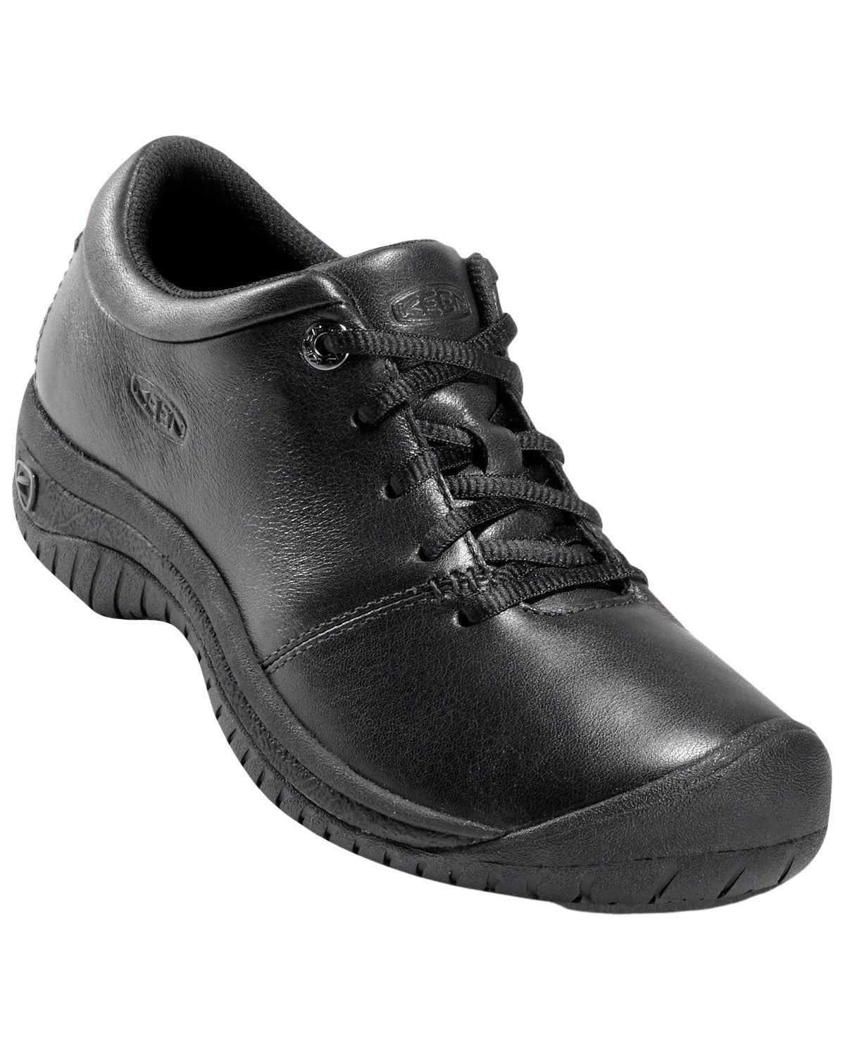 KEEN Brandclub Keen Women s Ptc Oxford Work Shoes Round Toe Black 8 M US