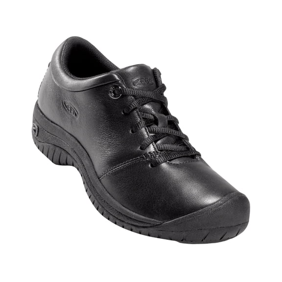 Keen Women's Ptc Oxford Work Shoes Round Toe Black 8 M  US