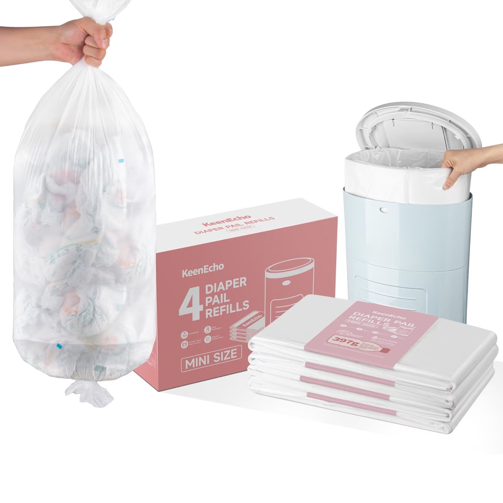 Adult Diaper Liner Refills, Compatible With Janibell Akord
