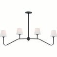 thumbnail image 1 of KEE-A3004-BF-Crystorama Lighting-Keenan - 4 Light Chandelier in Classic Style - 48 Inches Wide by 15 Inches High-Black Forged Finish, 1 of 10
