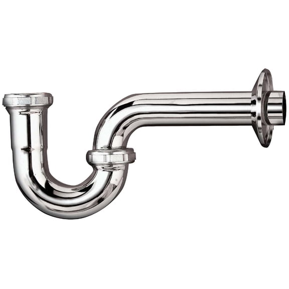 Keeney 1-1/2 In. x 1-1/2 In. Chrome-Plated 22 Gauge Brass P-Trap 304CK