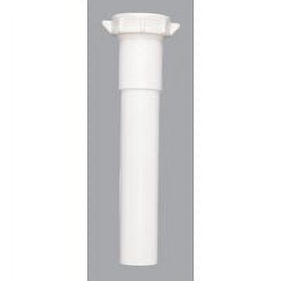 Keeney 1-1/2 In. x 6 In. White Plastic Extension Tube 40-6WK