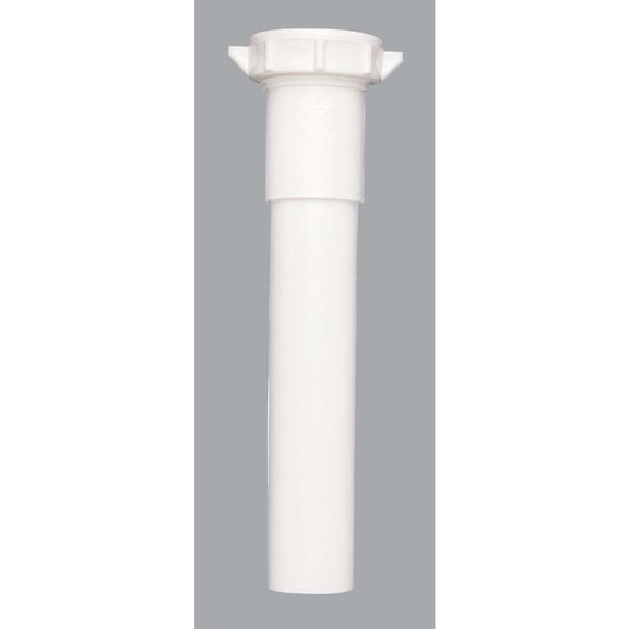 Keeney 1-1/2 In. x 6 In. White Plastic Extension Tube 40-6WK