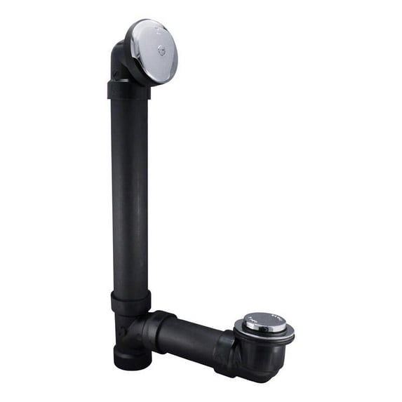 PLUMB PAK CORPORATION Black Plastic Tip Toe Tub Drain Assembly 630ABS