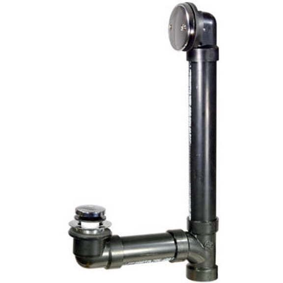 PLUMB PAK CORPORATION Black Plastic Tip Toe Tub Drain Assembly 630ABS