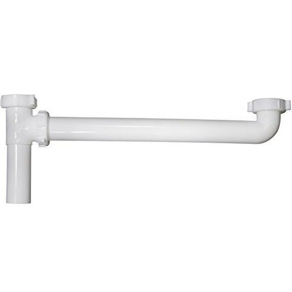 Keeney 1-1/2 in. D X 16 in. L Plastic Continuous Waste End Outlet