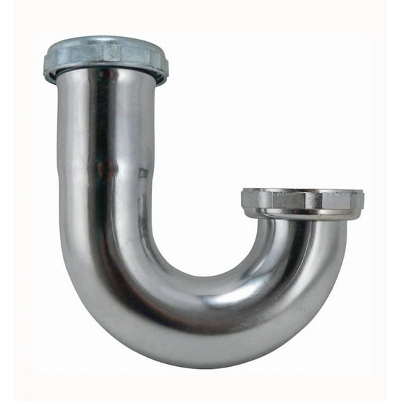 Keeney 1-1/2 in. Dia. x 1-1/2 in. Dia. Slip To Slip Brass J Bend