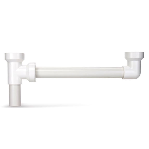 Keeney 125-16QLK Insta-Plumb Plastic Double Bowl Sink End Outlet Waste Kit