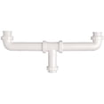 thumbnail image 1 of Keeney Continuous Waste Drain Direct Connect 130A-16WK - Durable Polypropylene - 1.5" x 16", White, 1 of 3