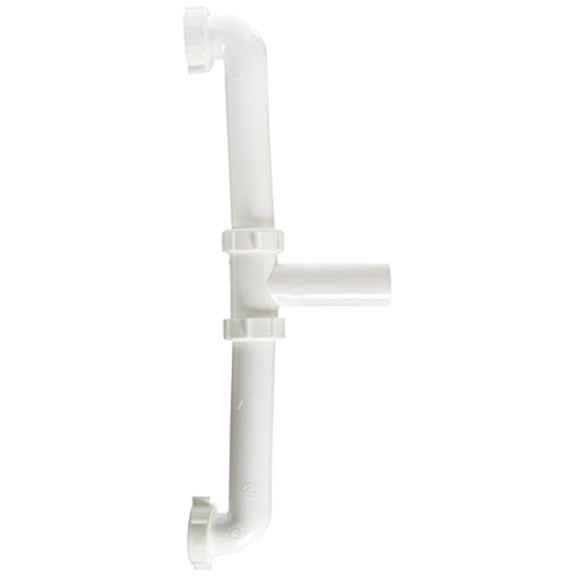 Plastic Center Outlet Continuous Waste Direct Connect