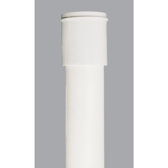 Keeney 20-6WK 1-1/2-Inch by 6-Inch PVC Solvent Weld Extension Tube, White