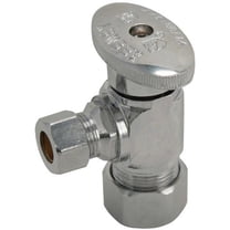 BRASS CRAFT SERVICE PARTS 5/8 x 3/8-Inch Chrome Angle Valve G2CR19X C1 ...