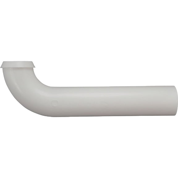 Keeney 30400WK 1-1/2-Inch by 7-Inch Wall Tube, White
