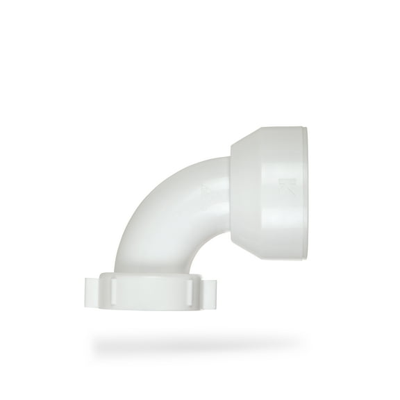 Keeney 30500QLK Insta-Plumb 90-Degree Plastic Elbow Fitting