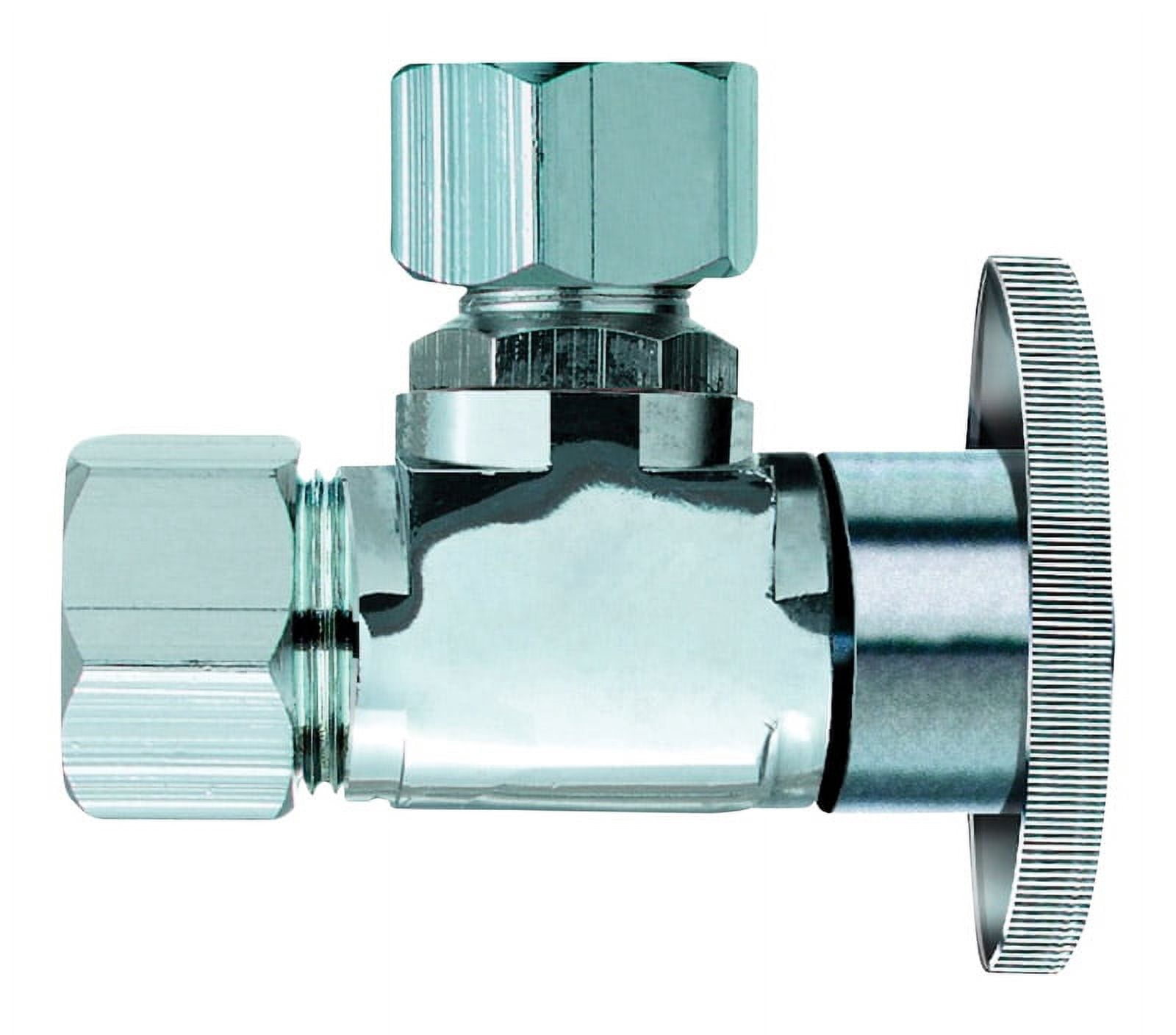 Keeney 2623PCLF 5/8 In. Compression T X 1/2 In. S Compression Brass ...