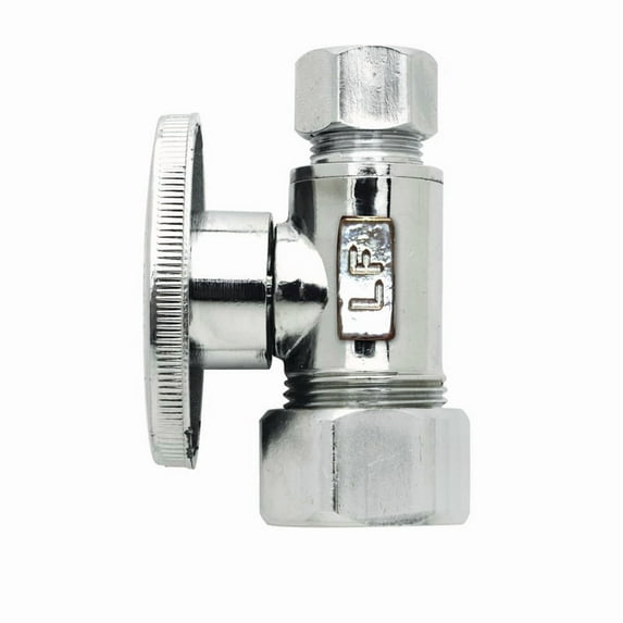 Keeney 2068PCLF 5/8" X 3/8" Straight Quarter Turn Valve