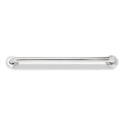 Keeney 904PS-DF1 1.25 x 36 in. Polished Stainless Grab Bar with Designer Flange