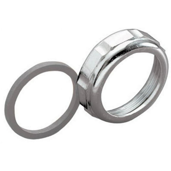 Keeney 916DK Slip Joint Nut, 1-1/4 x 1-1/4 in Size, Zinc, Chrome