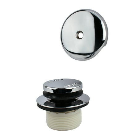 Keeney Foot Lok Stop Bathtub Drain Trim Kit, Polished Chrome