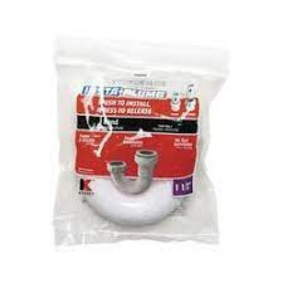 Keeney Insta Plumb 1-1/2 in. D Plastic J-Bend