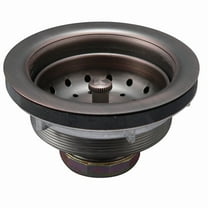 Keeney K5435VB Stainless Steel Fixed Posted Kitchen Sink Strainer, Venetian Bronze