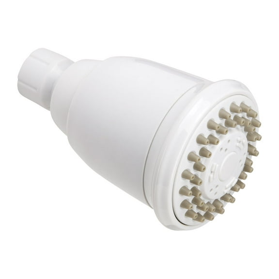 Keeney K700WH Stylewise 3 Function Shower Head, White