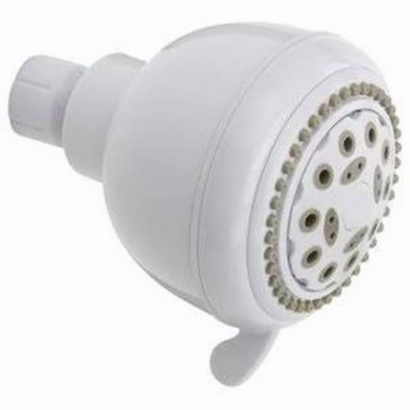 Keeney K701WH Stylewise 5 Function Shower Head, White