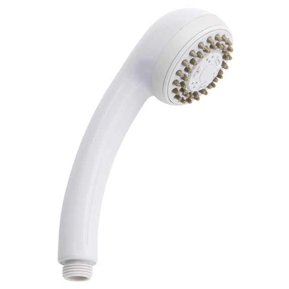 Keeney K720WH Stylewise 3 Function Handheld Shower Head, White
