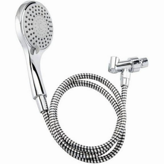 Keeney K747CP Stylewise 5 Function Handheld Shower Kit, Polished Chrome