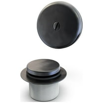 Keeney K826-66MB Foot Lok Stop Bathtub Drain Trim Kit, Matte Black