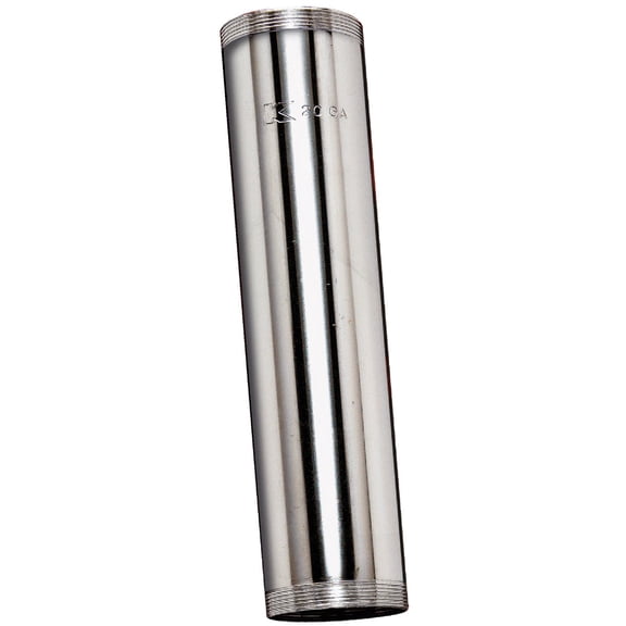 Keeney Manufacturing 1164K Tube, Threaded On Both Ends, 1.5 x 12 Inch, Chrome