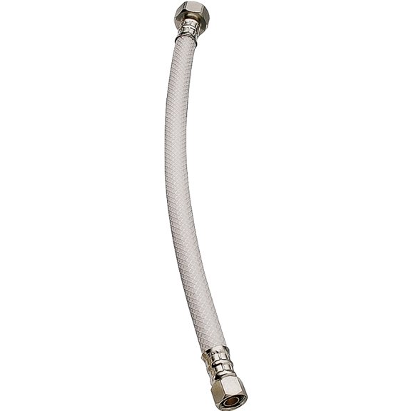 Keeney PP23863 36-Inch Vinyl Faucet Supply Line, 3/8-in Compression x 1/2-in FIP