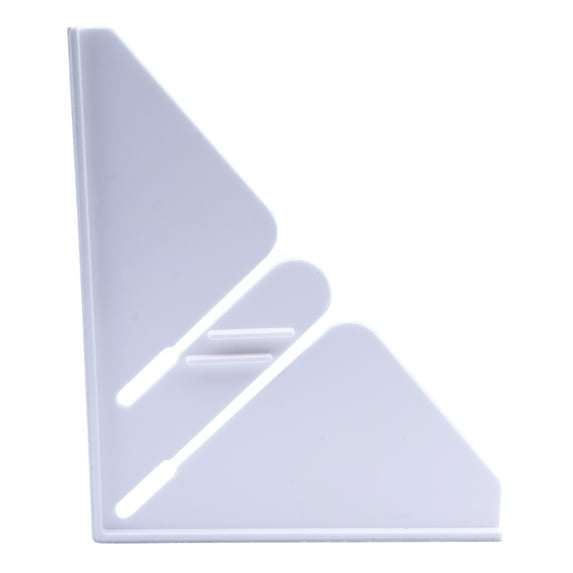 Keeney Plastic Adhesive Splash Shield Standard Bathtub and Shower Water Guards, Pack of 2, White