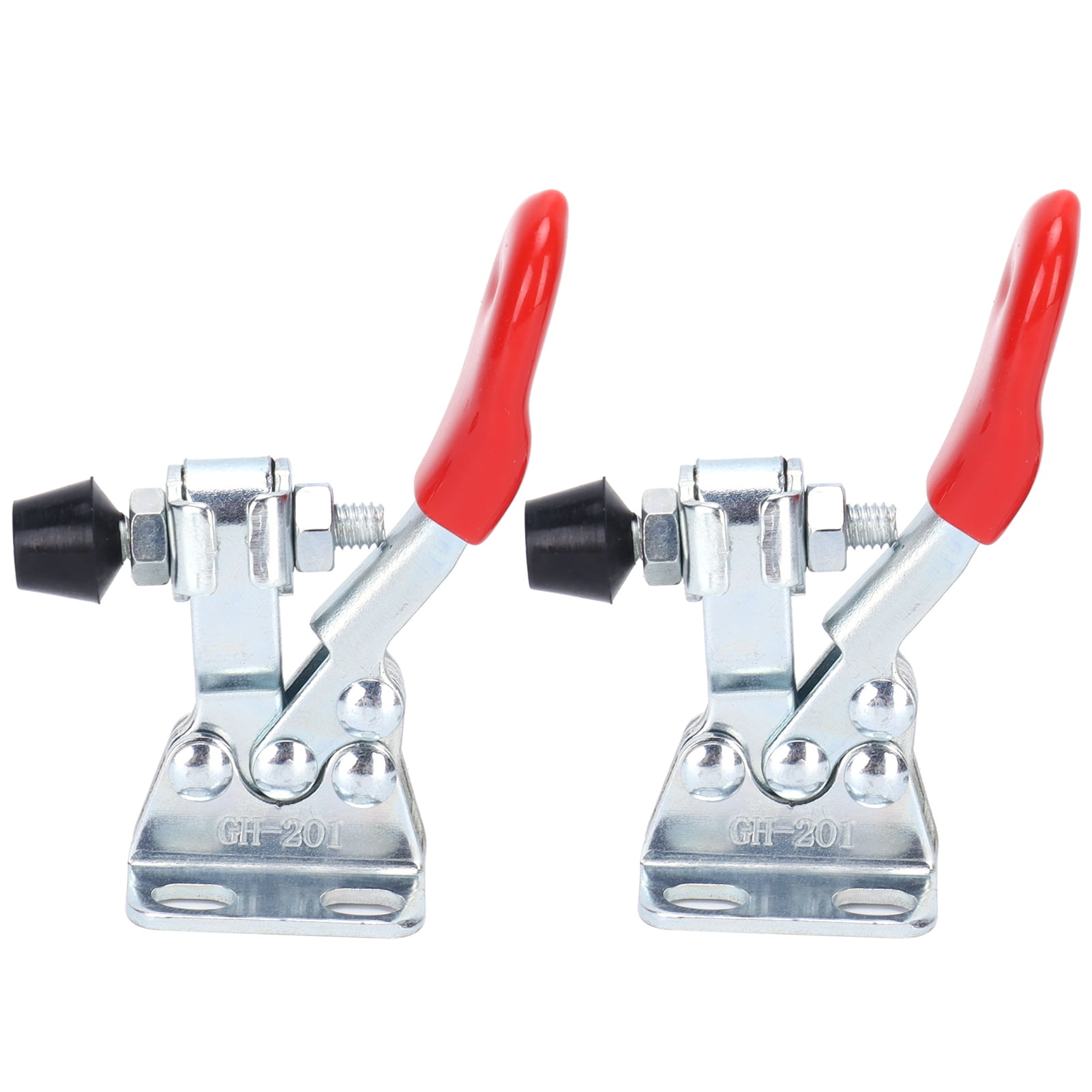 Keenso 2 Set Toggle Clamp Quick Release Horizontal Clamp Anti Slip Hand