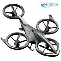 Keenstone Drones for Kids, Cool Stunt Drone for Kids Adults, Remote Control Helicopter Toys, Rc Plane, Christmas Birthday Gifts for Kids Boys Girls Age 14+, Black