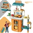 Free Shipping! Vecukty Play Kitchen Set for Kids, Kids Pretend Play