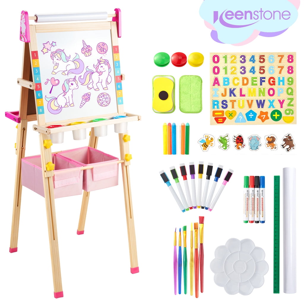 Keenstone Art Easel for Kids ,Unicorn, Size: 3 in, Pink