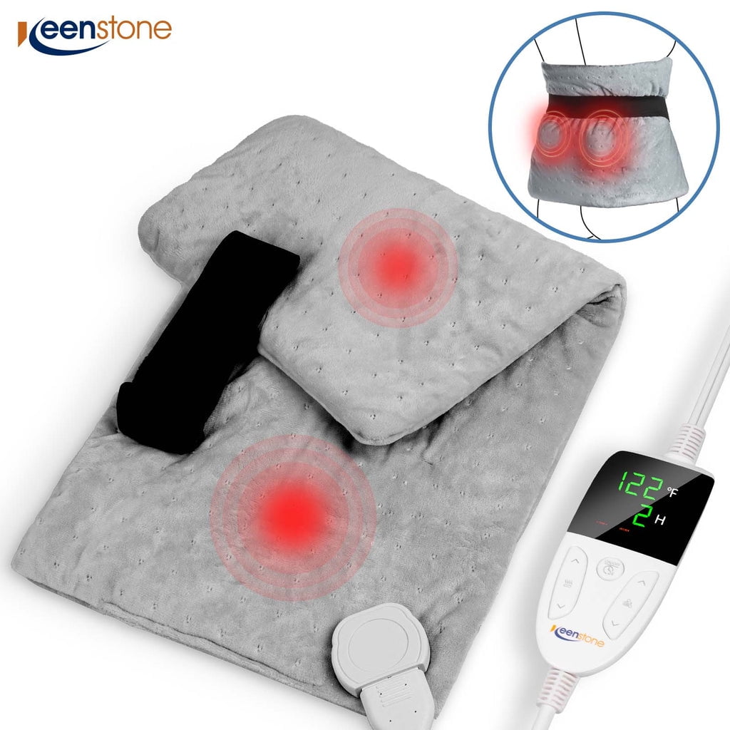 Christmas Gift GENIANI XL Heating Pad for Lower Back Pain & Period Cramps  Relief, Auto Shut Off, Machine Washable Heat Pad, Christmas Gifts for Men &  Women, Mom, Father (Festive Red) 