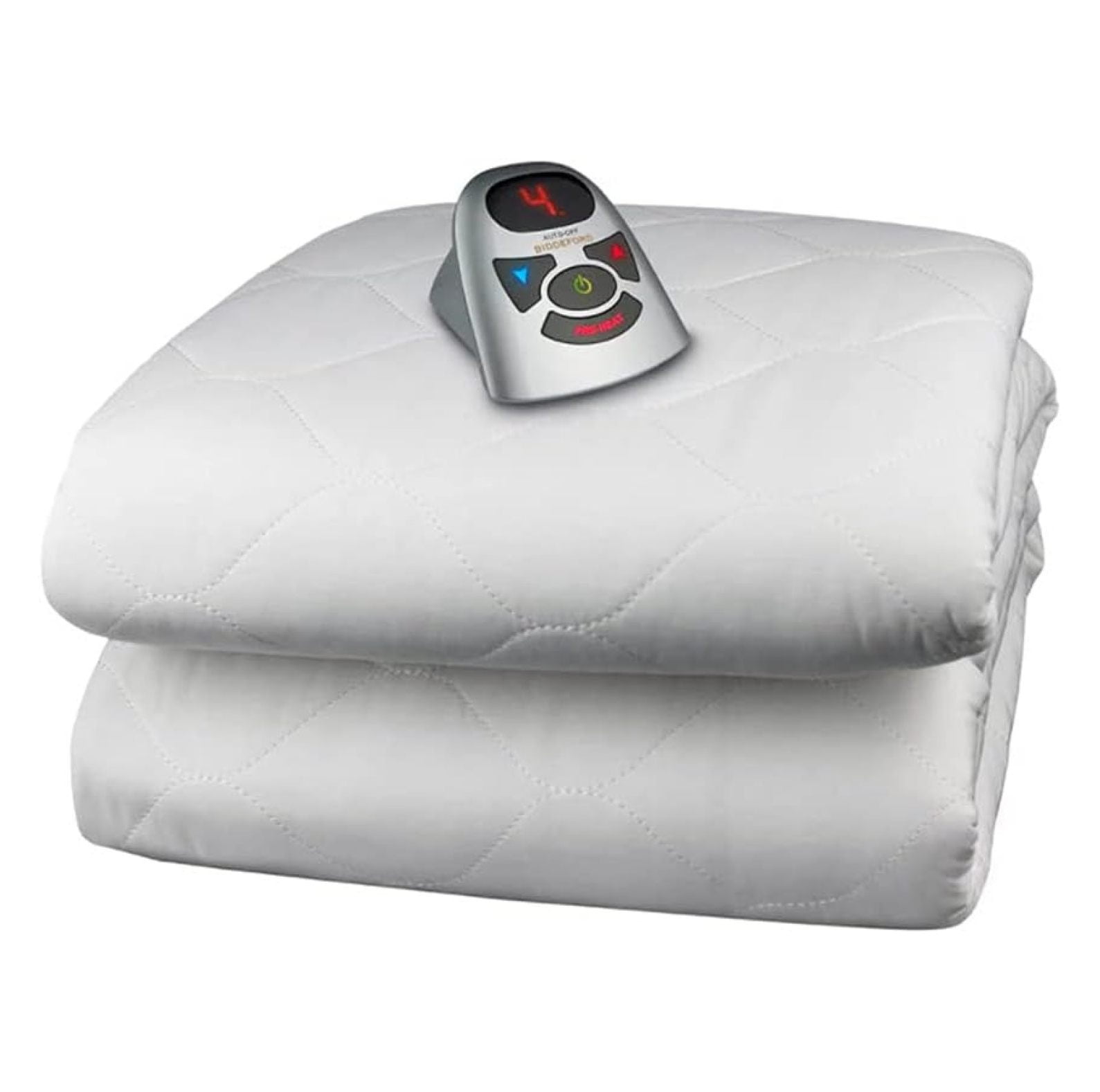 Free Shipping Sunbeam Non Woven Thermofine Heated Electric Mattress Pad Twin Size Walmart