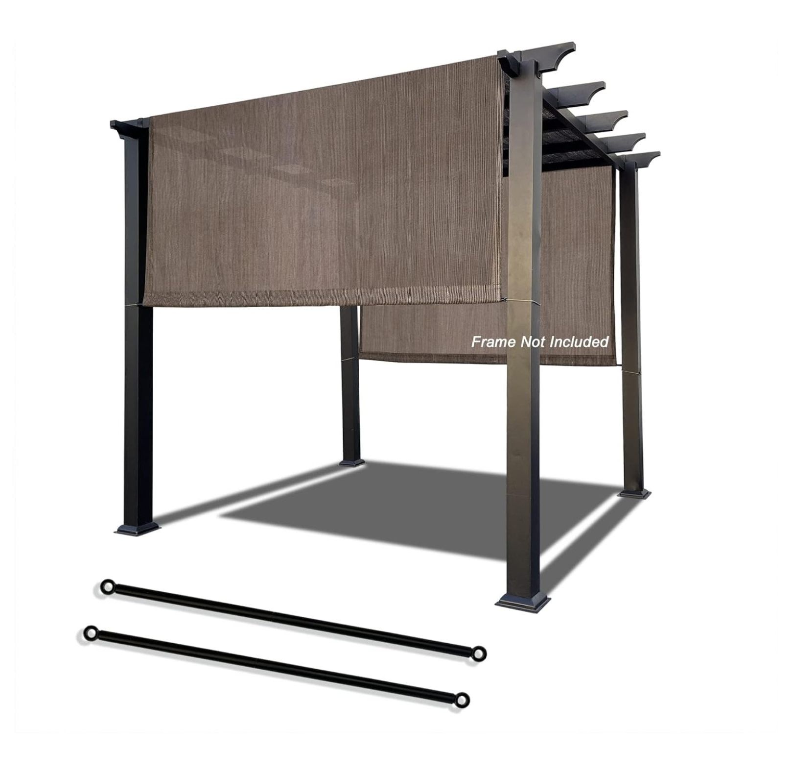 Keeomi Universal Breathable Pergola Shade Cover Pergola Replacement