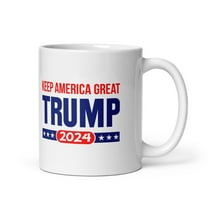 Keep America Great Trump 2024 Coffee Tea Ceramic Mug Office Work Cup Gift 11 oz
