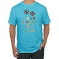 thumbnail image 1 of Keep Calm And Blame The Dog Dog Lover Men's Graphic T-Shirt, Light Turquoise, X-Large, 1 of 3