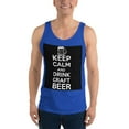 thumbnail image 1 of Keep Calm And Drink Craft Beer Tank Top, 1 of 1