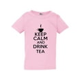 thumbnail image 1 of Keep Calm And Drink Tea Beverages Funny Toddler Kids T-Shirt Tee, 1 of 2